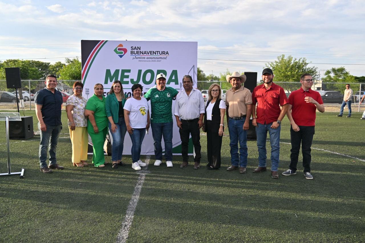 SAN BUENAVENTURA REHABILITA UNIDAD DEPORTIVA EN LA COLONIA BENITO ...